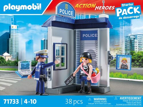 PLAYMOBIL - STARTER PACK SALA DE POLICÍA