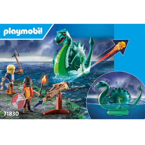 PLAYMOBIL - VIKINGOS CON MONSTRUO MARINO