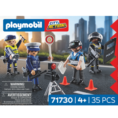 PLAYMOBIL - SET DE FIGURAS DE POLICÍA