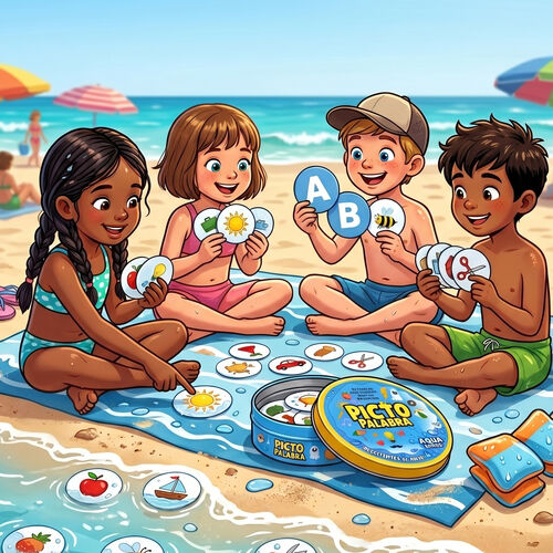 IMAGILAND - JUEGO DE CARTAS PICTO PALABRA AGUA