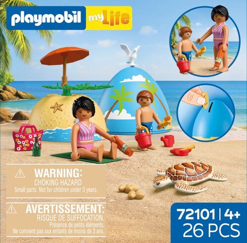 PLAYMOBIL - PLAY EGG: VACACIONES EN LA PLAYA