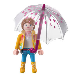 PLAYMOBIL SOBRES SORPRESA SERIE 29 NIÑAS - CHICA CON PARAGUAS