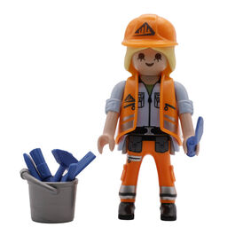 PLAYMOBIL SOBRES SORPRESA SERIE 29 NIÑAS - OBRERA DE LA CONSTRUCCIÓN