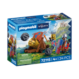 PLAYMOBIL - CAÑÓN DE FUEGO DE CABALLEROS LEÓN