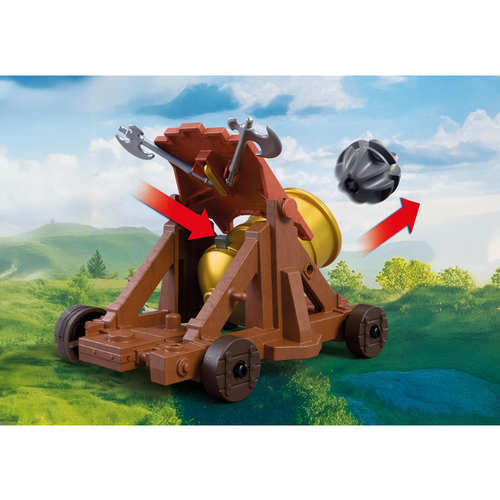 PLAYMOBIL - CAÑÓN DE FUEGO DE CABALLEROS LEÓN