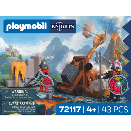 PLAYMOBIL - CATAPULTA DE CABALLEROS DRAGÓN