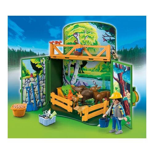PLAYMOBIL - COFRE ANIMALES DEL BOSQUE