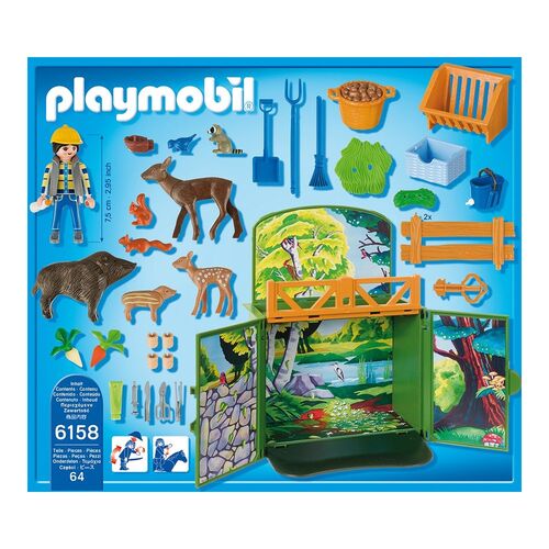 PLAYMOBIL - COFRE ANIMALES DEL BOSQUE