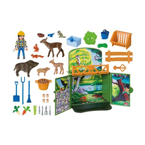 PLAYMOBIL - COFRE ANIMALES DEL BOSQUE