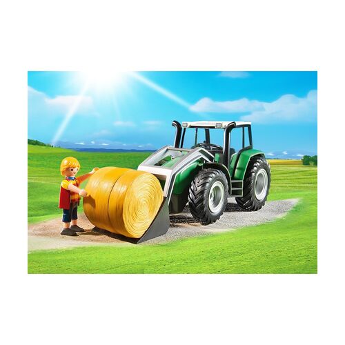 PLAYMOBIL - GRAN TRACTOR CON REMOLQUE
