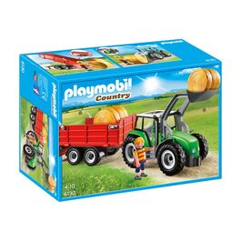 PLAYMOBIL - GRAN TRACTOR CON REMOLQUE