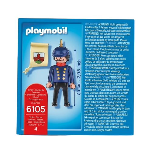 PLAYMOBIL - GENDARME VICTORIANO ESPECIAL 100 AÑOS CIUDAD ZIRNDORF