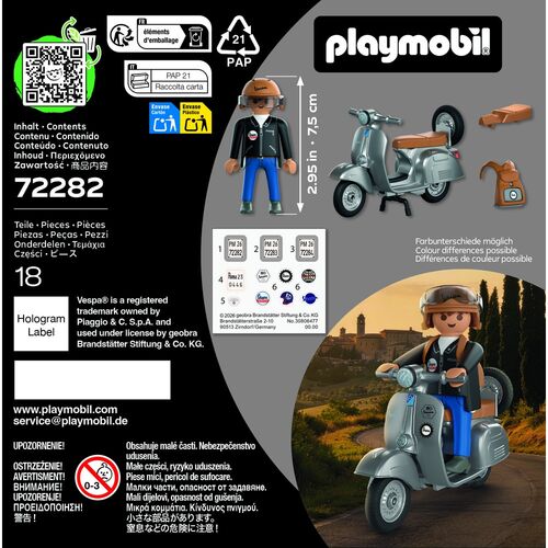 PLAYMOBIL - VESPA 80º ANIVERSARIO: ESTILO ORIGINAL