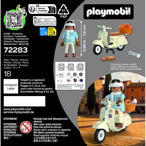 PLAYMOBIL - VESPA 80º ANIVERSARIO: ESTILO CLÁSICO
