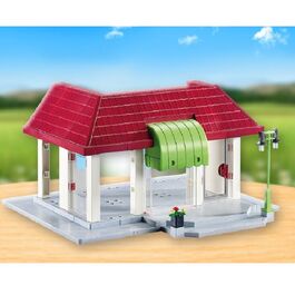 PLAYMOBIL - TIENDA CON TOLDO (DS, SERVIDO EN CAJA MARRÓN SIN IMPRESIÓN DE FÁBRICA)
