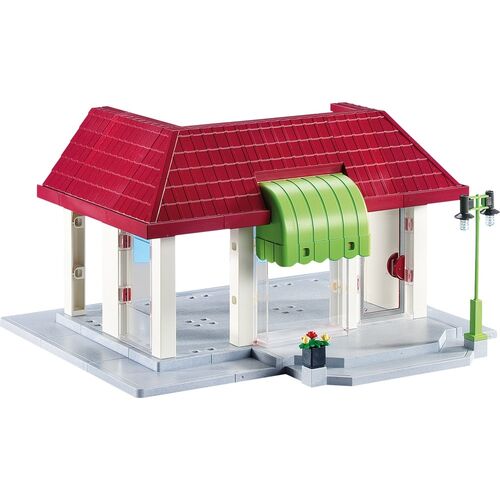 PLAYMOBIL - TIENDA CON TOLDO (DS, SERVIDO EN CAJA MARRÓN SIN IMPRESIÓN DE FÁBRICA)