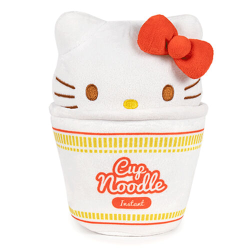 PELUCHE HELLO KITTY - HELLO KITTY CUP NOODLES 16 CM