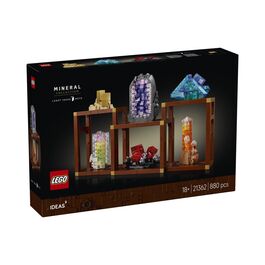 LEGO IDEAS - COLECCIÓN DE MINERALES - 6 ROCAS: AMATISTA, FLOURITA Y CUARZO