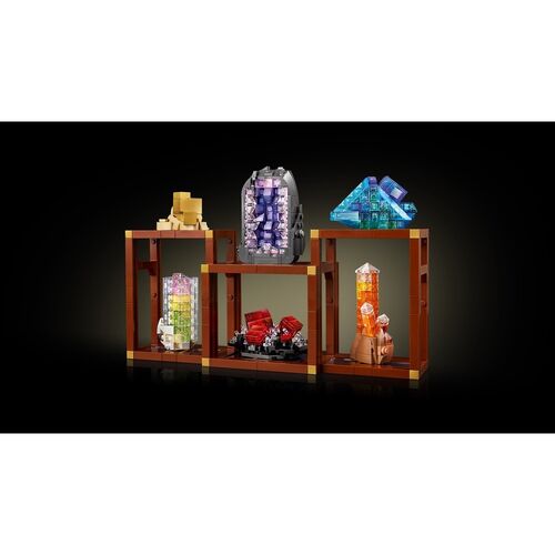 LEGO IDEAS - COLECCIÓN DE MINERALES - 6 ROCAS: AMATISTA, FLOURITA Y CUARZO