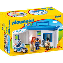 PLAYMOBIL - 1.2.3: COMISARÍA DE POLICÍA MALETÍN