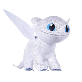 PELUCHE DRAGONS PEQUEÑO 20cm - Light Fury - 760017911-2