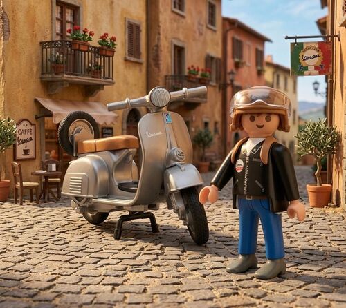 PLAYMOBIL - VESPA 80º ANIVERSARIO: ESTILO ORIGINAL