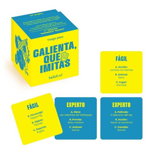 HELLO FUN - JUEGO DE PREGUNTAS CALIENTA QUE IMITAS