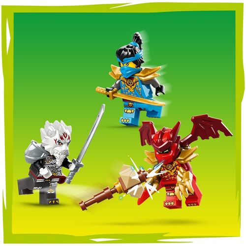 LEGO NINJAGO - ZILVAR Y BESTIA DRAGÓN GRIMTAK