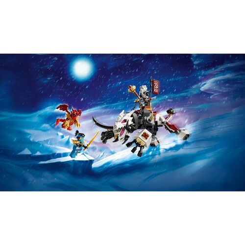 LEGO NINJAGO - ZILVAR Y BESTIA DRAGÓN GRIMTAK