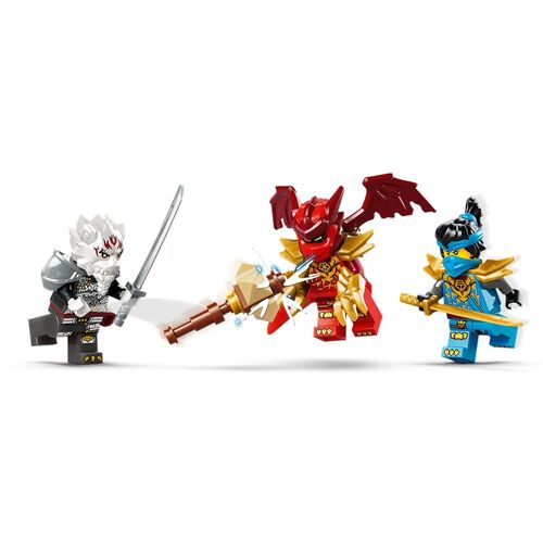 LEGO NINJAGO - ZILVAR Y BESTIA DRAGÓN GRIMTAK