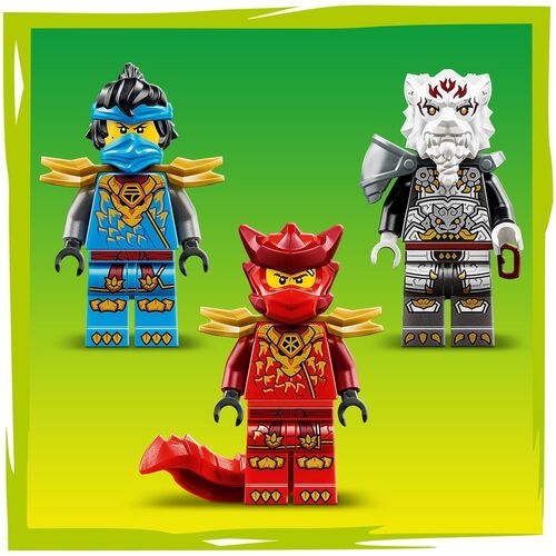 LEGO NINJAGO - ZILVAR Y BESTIA DRAGÓN GRIMTAK