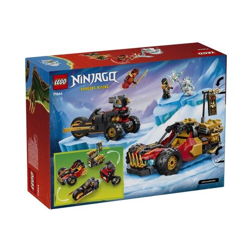 LEGO NINJAGO - VEHÍCULOS COMBINABLES DE KAI Y COLE