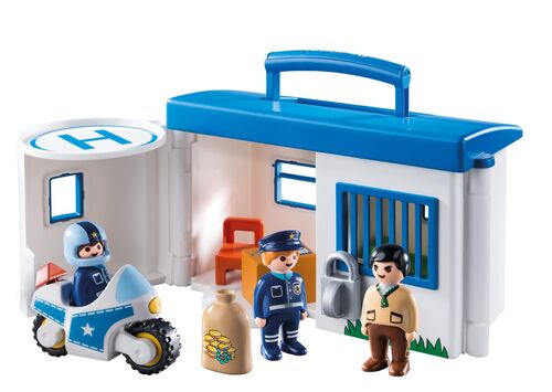 PLAYMOBIL - 1.2.3: COMISARÍA DE POLICÍA MALETÍN