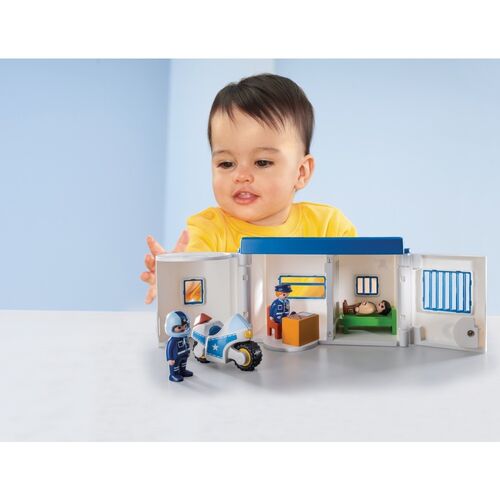 PLAYMOBIL - 1.2.3: COMISARÍA DE POLICÍA MALETÍN