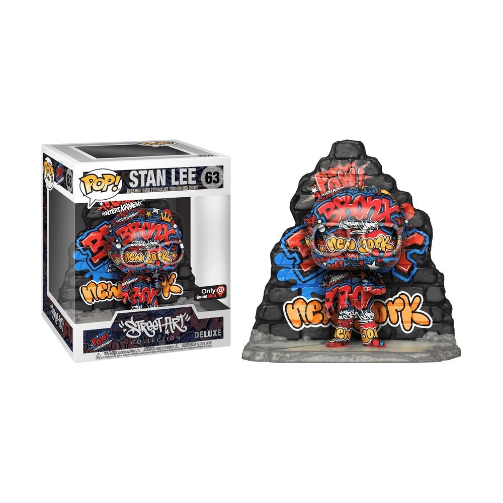 FUNKO POP! MARVEL: STREET ART - STAN LEE DELUXE EXCLUSIVO