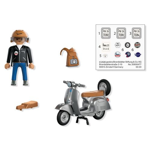 PLAYMOBIL - VESPA 80º ANIVERSARIO: ESTILO ORIGINAL
