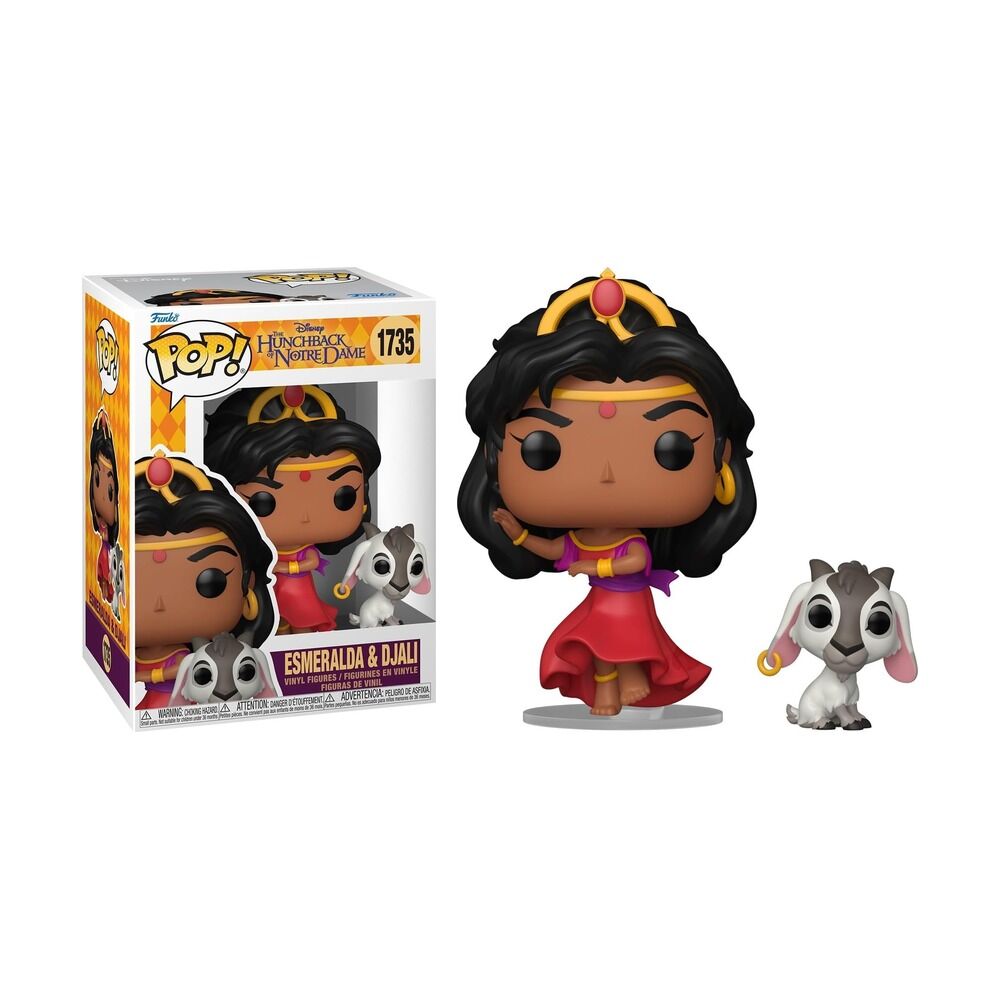 FUNKO POP! DISNEY: EL JOROBADO DE NOTRE DAME - ESMERALDA Y DJALI