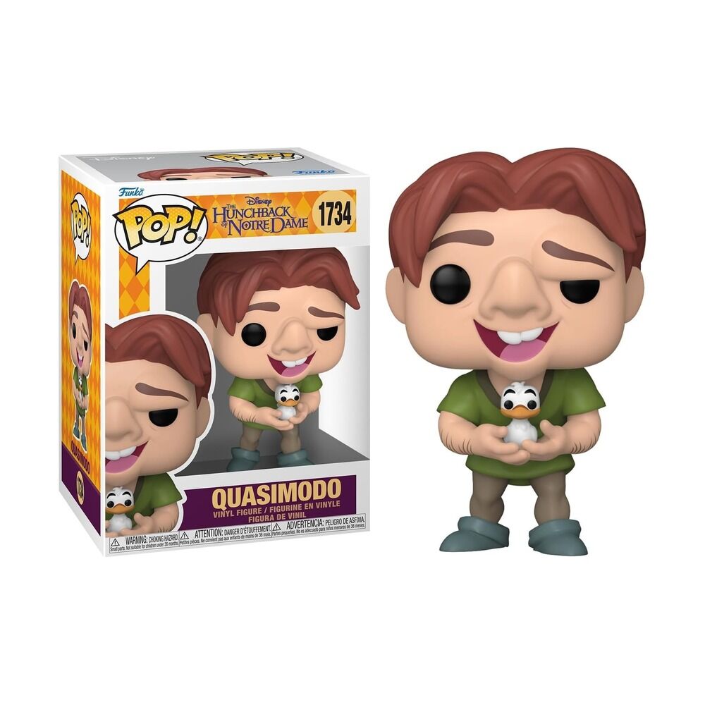 FUNKO POP! DISNEY: EL JOROBADO DE NOTRE DAME - CUASIMODO CON PÁJARO