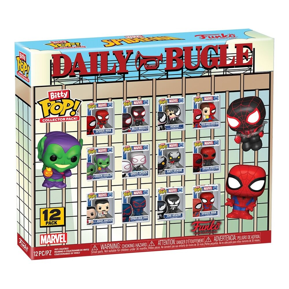 FUNKO BITTY POP! MARVEL: SPIDER-MAN - PACK COLECCIONISTA DE 12 REFERENCIAS