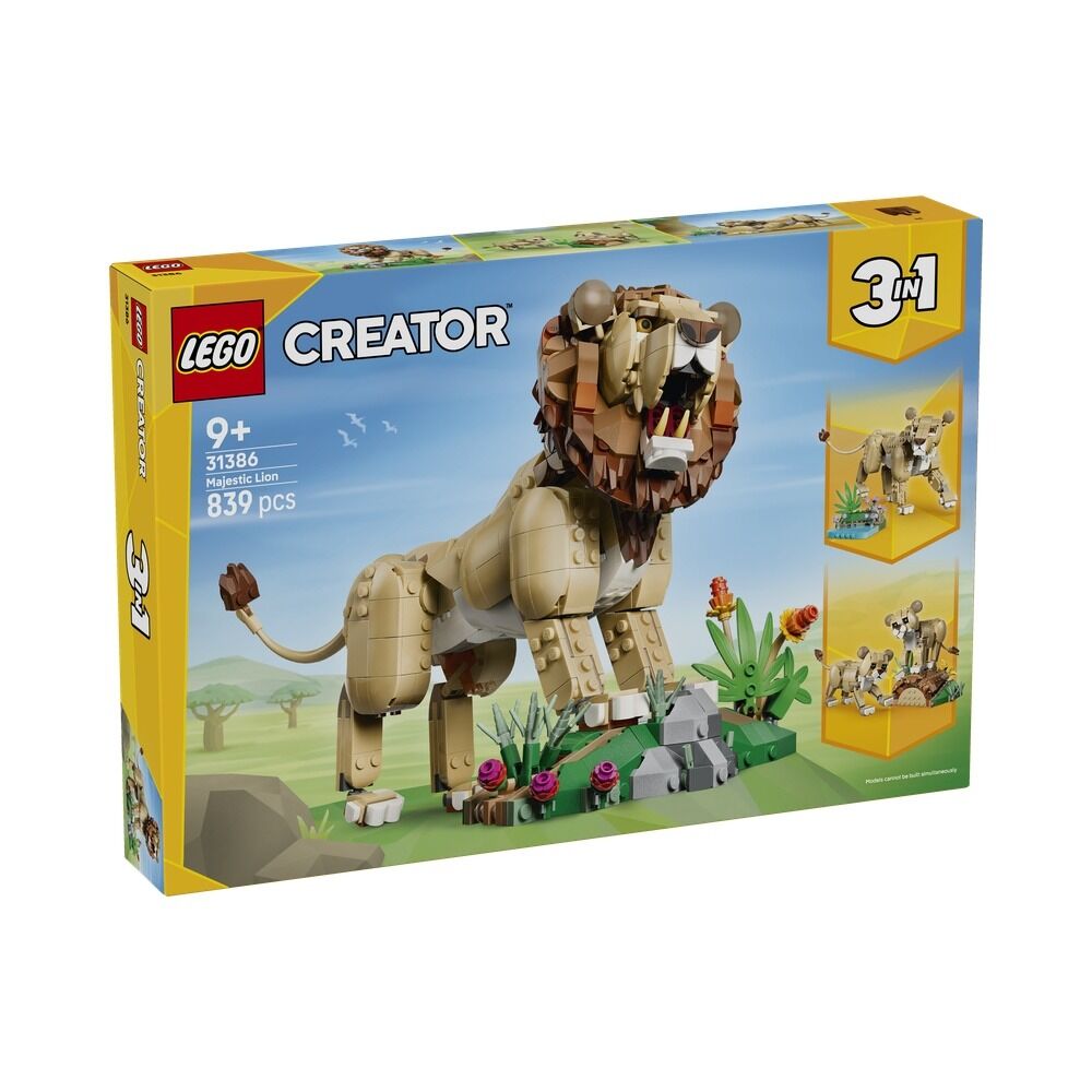 LEGO CREATOR 3EN1 - FAUNA SALVAJE: LEÓN MAJESTUOSO