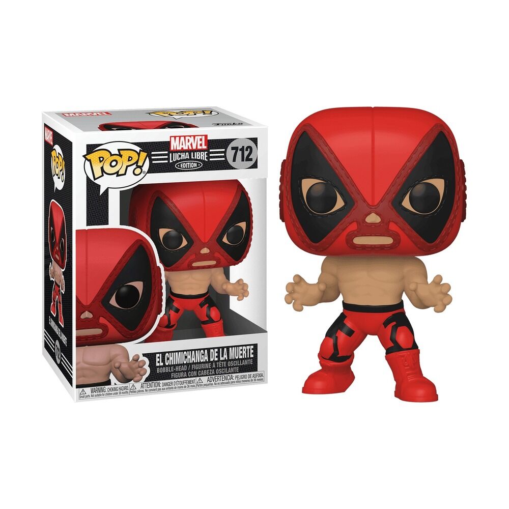 FUNKO POP! MARVEL: LUCHA LIBRE- DEADPOOL