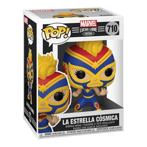 FUNKO POP! MARVEL: LUCHA LIBRE - CAPITANA MARVEL