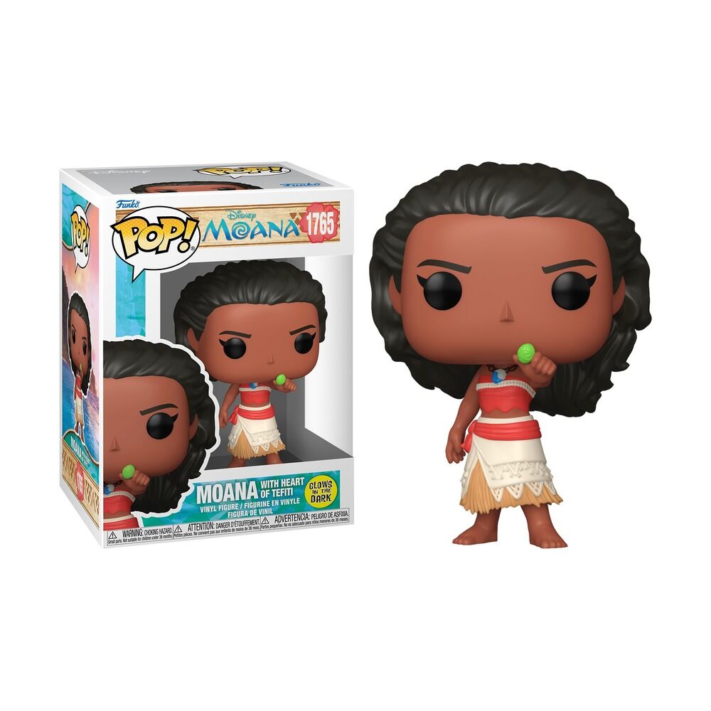 FUNKO POP! VAIANA CON CORAZÓN DE TE FITI (GITD)