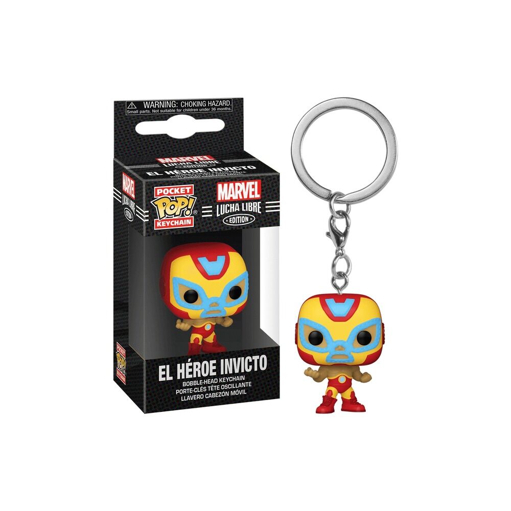FUNKO POP! KEYCHAIN MARVEL: LUCHA LIBRE - EL HÉROE INVICTO