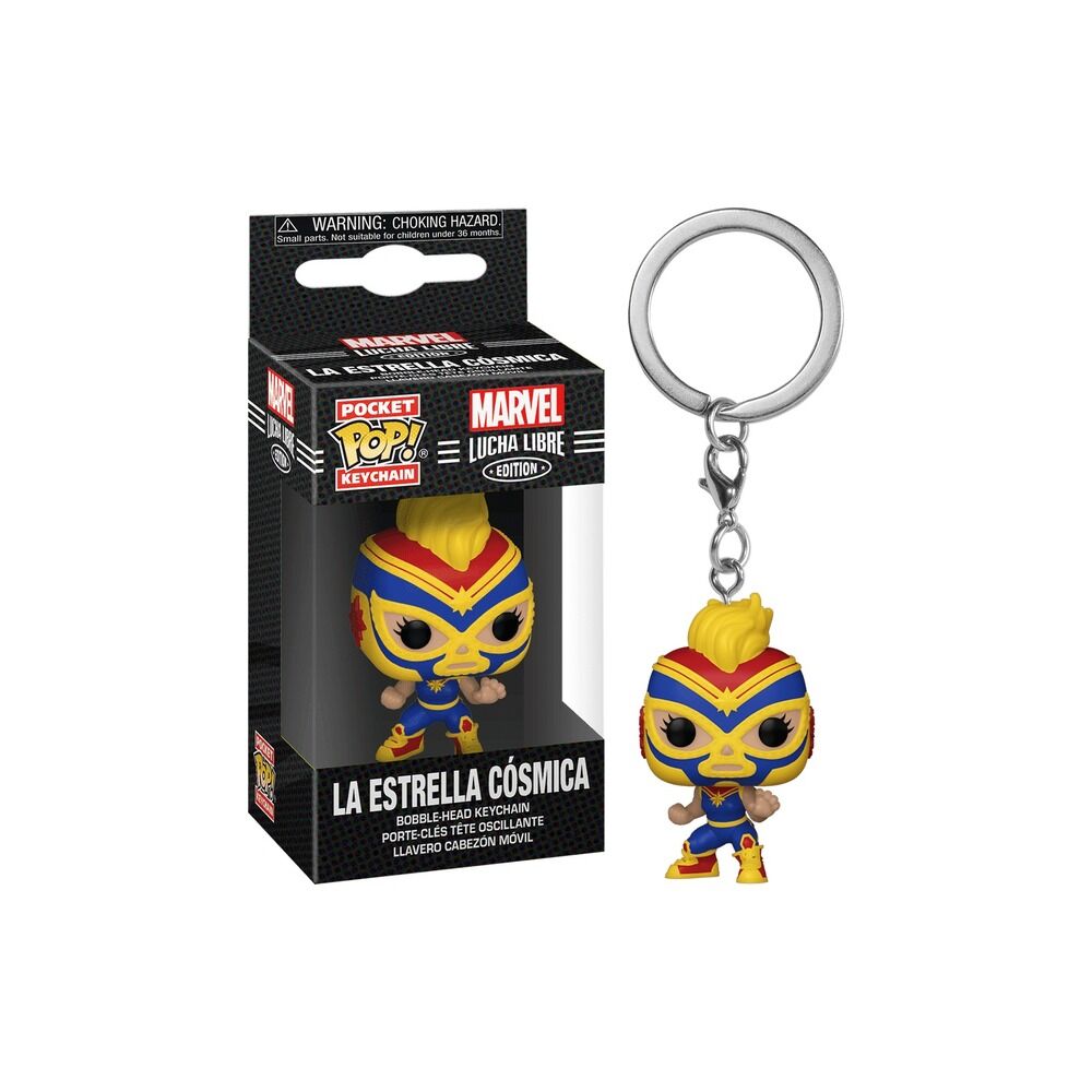 FUNKO POP! KEYCHAIN MARVEL: LUCHA LIBRE - LA ESTRELLA CÓSMICA