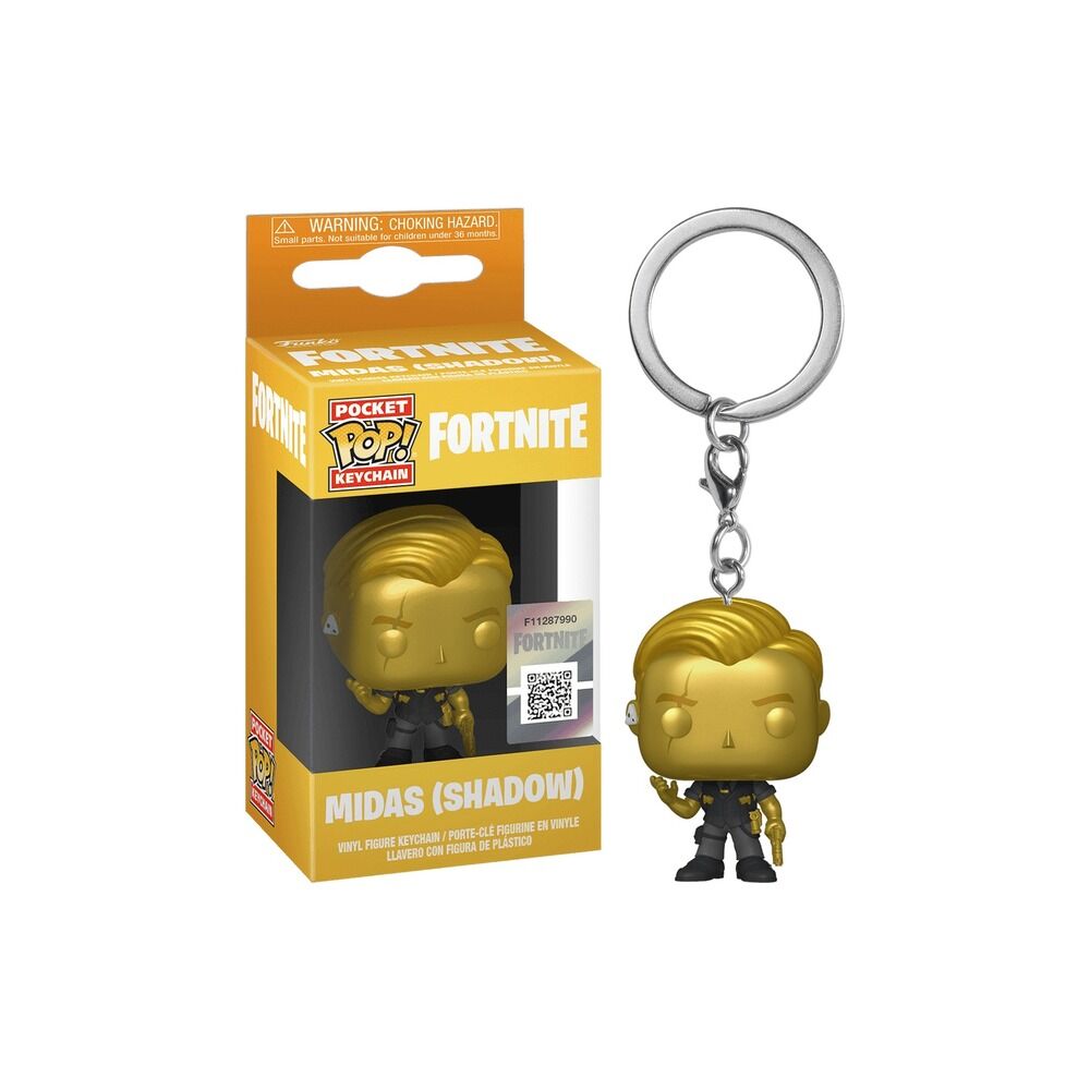 UNKO POCKET POP! KEYCHAIN FORTNITE – MIDAS (METÁLICO)