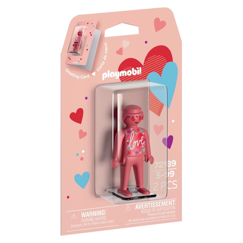 PLAYMOBIL - TARJETA DE FELICITACIÓN: AMOR