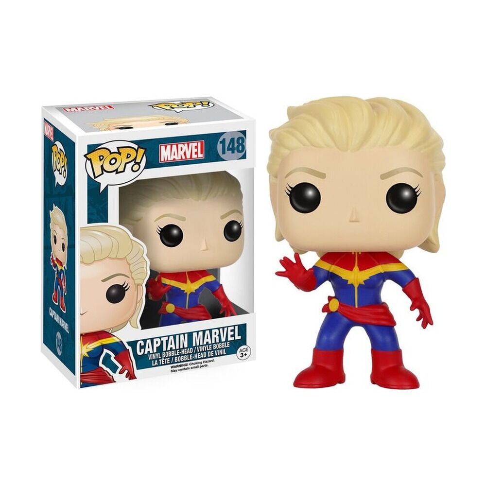 FUNKO POP! MARVEL - CAPITANA MARVEL SIN MÁSCARA