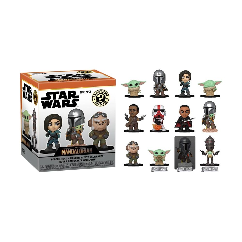FUNKO MYSTERY MINI: SURPRISE BLIND BOX – MANDALORIAN CON FIGURAS EXCLUSIVAS