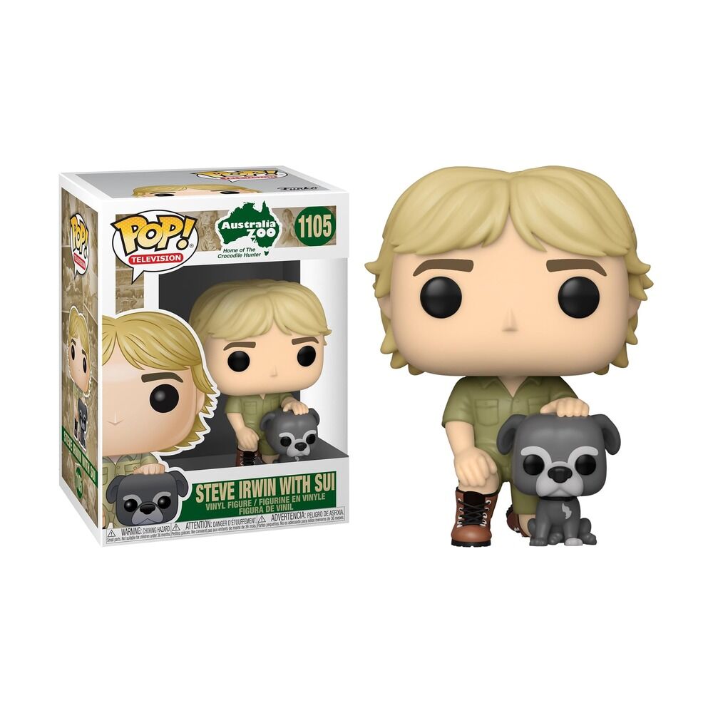 FUNKO POP! EL CAZADOR DE COCODRILOS - STEVE IRWIN CON SUI